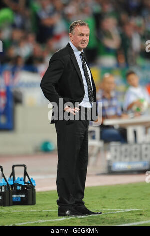 Fußball - WM 2014 - Qualifikation - Gruppe F - Israel V Nordirland - Ramat-Gan-Stadion Stockfoto