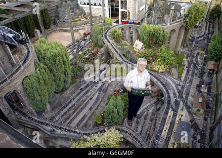 Gordon Archer Modelleisenbahn Stockfoto