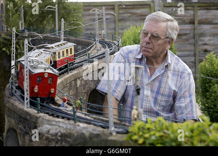 Gordon Archer Modelleisenbahn Stockfoto