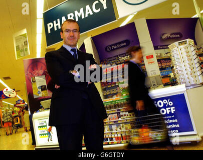 Tesco Zwischengewinne angekündigt Stockfoto