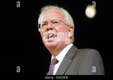 Jim Wallace Lib Dem Konferenz Stockfoto