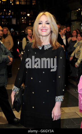 Nussknacker auf Eis Eröffnungsnacht. Helen Fospero kommt zur Eröffnungsnacht von Nussknacker on Ice im Palladium, London. Stockfoto