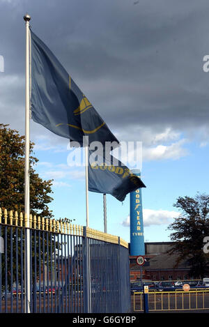 Goodyear Reifenwerk Stockfoto