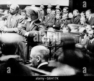 Britische Verbrechen - Mord - Dr. Crippen - 1910 Stockfoto