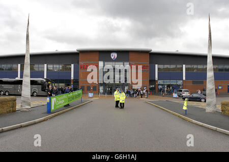 Fußball - Himmel Bet League Two - Chesterfield V Burton Albion - Proact Stadion Stockfoto