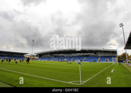 Fußball - Himmel Bet League Two - Chesterfield V Burton Albion - Proact Stadion Stockfoto