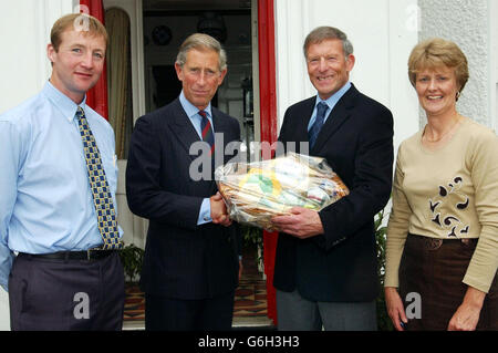 Prince Of Wales Culmore Haus Bio-Bauernhof Stockfoto