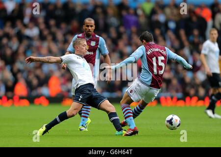 Fußball - Barclays Premier League - Aston Villa V Tottenham Hotspur - Villa Park Stockfoto