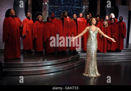 Whitney Houston war Abbildung Stockfoto