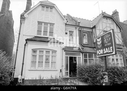 Dennis Nilsen's Wohnung 23, Cranley Gardens, Muswell Hill, North London. Stockfoto