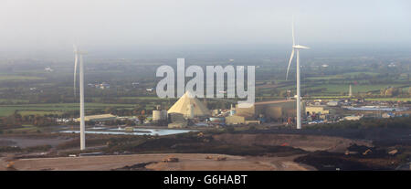 Lisheen Blei und Zink-Mine-Lager Stockfoto