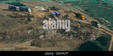 Bord Na Mona Drehid Landfill Site Lager Stockfoto