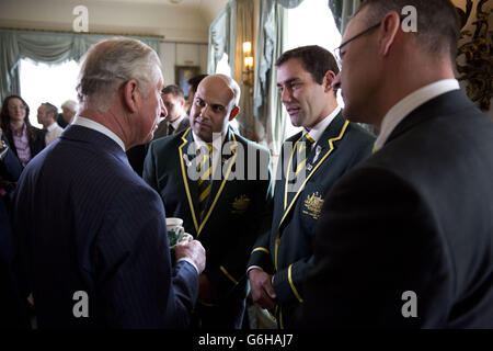 Rugby-League - Weltmeisterschaft 2013 - königlicher Empfang Stockfoto