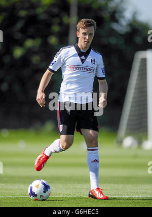 Fußball - Barclays U21 Premier League - Norwich City U21 gegen Fulham U21 - Colney Training Center. Lasse Vigen Christensen, Fulham Stockfoto