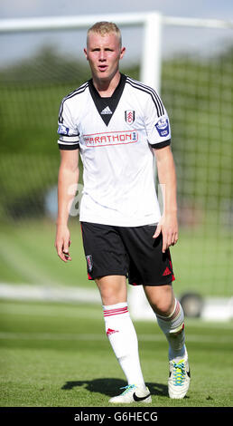 Fußball - Barclays U21 Premier League - Norwich City U21 gegen Fulham U21 - Colney Training Center. Jack Grimmer, Fulham Stockfoto