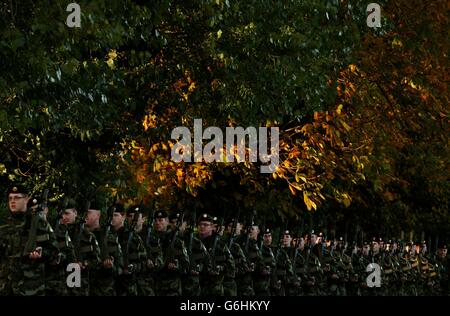 Libanon gebunden 42. Infanterie-Gruppe Stockfoto