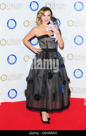 Amanda Holden bei Battersea Dogs and Cats Home's Collars and Coats Gala Ball im Battersea Evolution, London. Stockfoto