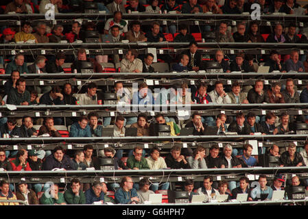 EURO 96 - Fußball - Frankreich / Niederlande (Holland) Stockfoto