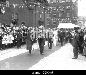 König - König George V - Preston Stockfoto