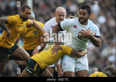 Englands Billy Vunipola während der QBE International in Twickenham, London. Stockfoto