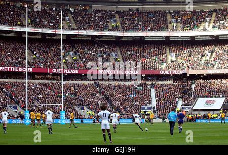 Rugby-Union - QBE International - England V Australien - Twickenham Stockfoto