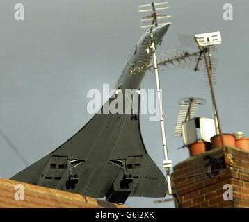 Luftfahrt - Concorde - Heathrow Flughafen Stockfoto