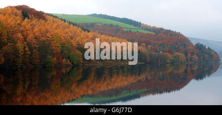 Herbstwetter am 13. Nov. Stockfoto