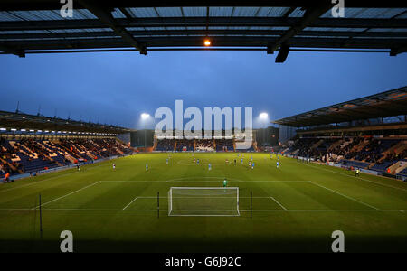 Fußball - Himmel Bet League One - Colchester United gegen Swindon Town - The Weston Häuser Community Stadium Stockfoto