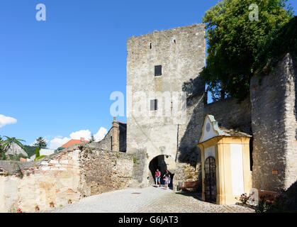 Fischer-Tor, Hainburg ein der Donau, Österreich, Niederösterreich, Niederösterreich, Donau Stockfoto