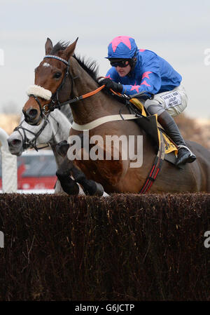 Horse Racing - Betfair Chase Festival - Tag 2 - Haydock Park Rennbahn Stockfoto