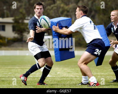 WORLDCUP Wales Training Stockfoto