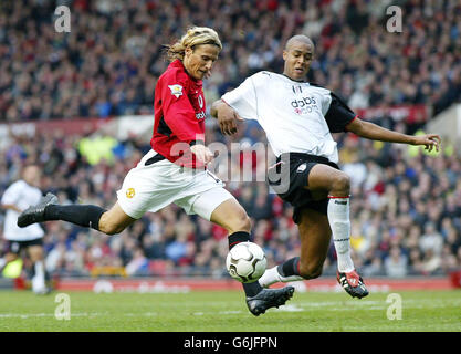 Manchester United gegen Fulham Stockfoto