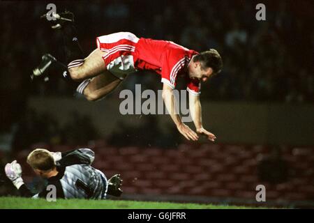 OVERS; DAVID PLATT, ASTON VILLA - ENGLAND Z4 Stockfoto