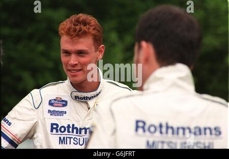 Richard Burns, Rothmans Mitsubishi Rally Team Stockfoto