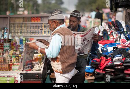 Delhis Chandni Chowk Markt Stockfoto