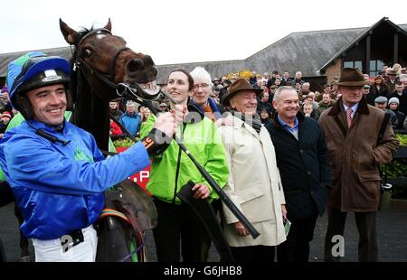 Horse Racing - Winter Festival - Tag 2 - Punchestown Racecourse Stockfoto