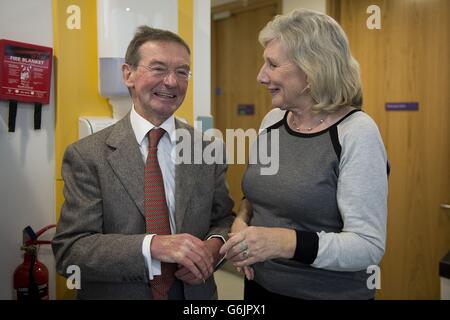 25-Jahr-Transplantation Patienten reunion Stockfoto