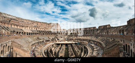 Kolosseum, Amphitheater, Interieur, Rom, Latium, Italien Stockfoto