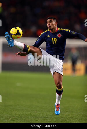 Fußball - International freundlich - Niederlande V Kolumbien - Amsterdam Arena. Teofilo Gutierrez, Kolumbien Stockfoto