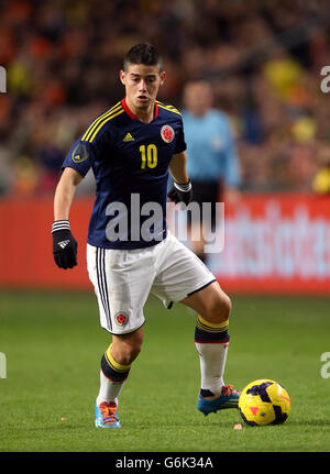 Fußball - International freundlich - Niederlande V Kolumbien - Amsterdam Arena. James Rodriguez, Kolumbien Stockfoto