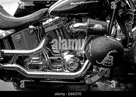 Harley in Jackson, Wyoming, USA Stockfoto