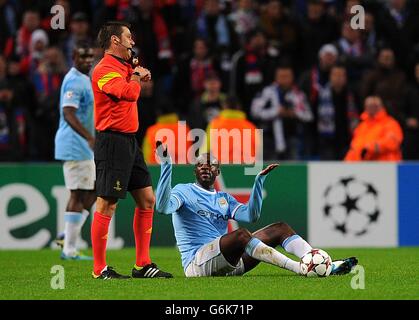 Fußball - UEFA Champions League - Gruppe D - Manchester City gegen Viktoria Plzen - Etihad Stadium Stockfoto