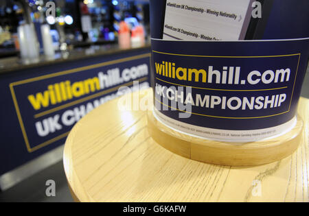 Snooker - williamhill.com UK Championships - Tag neun - The Barbican Centre Stockfoto