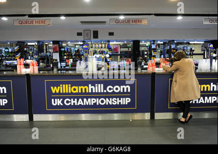 Snooker - williamhill.com UK Championships - Tag neun - The Barbican Centre Stockfoto