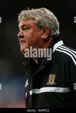 Fußball - Barclays Premier League - Swansea City / Hull City - Liberty Stadium. Steve Bruce, Manager von Hull City Stockfoto