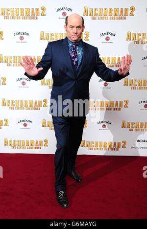 Anchorman 2: Die Legende lebt weiter Premiere - London Stockfoto