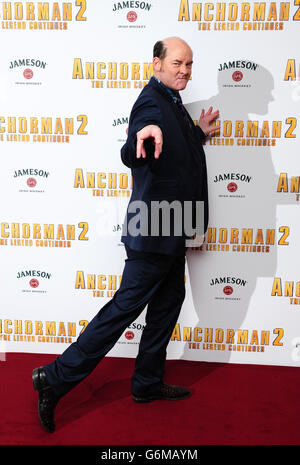 Anchorman 2: Die Legende lebt weiter Premiere - London Stockfoto