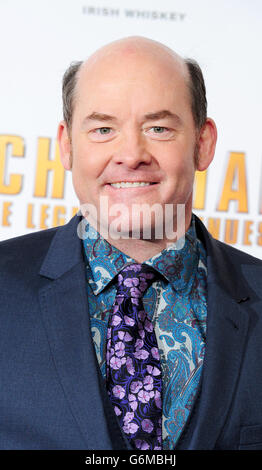 Anchorman 2: The Legend setzt Premiere fort - London. David Koechner bei der britischen Premiere von Anchorman 2 im Vue West End Kino, London. Stockfoto