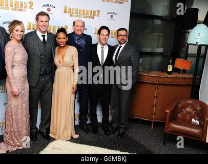 Anchorman 2: Die Legende lebt weiter Premiere - London Stockfoto