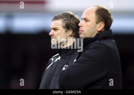 Fußball - FA Cup - zweite Runde - Hartlepool United / Coventry City - Victoria Park. Steven Pressley, Manager von Coventry City Stockfoto